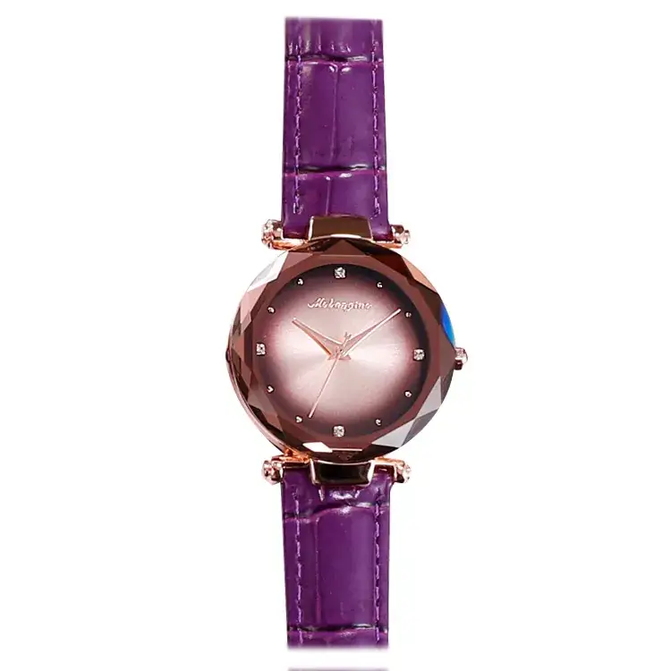 Luxury Women's Quartz Watch with Leopard Eye Pattern