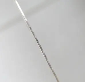 S925 Silver Plated Water Wave Snake Bone Necklace - Image 5