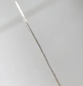 S925 Silver Plated Water Wave Snake Bone Necklace - Image 6