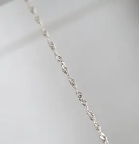 S925 Silver Plated Water Wave Snake Bone Necklace - Image 9