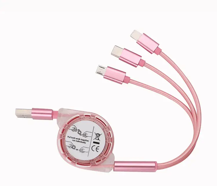 Three-In-One Retractable Car Charger with Customizable Logo — feature 13