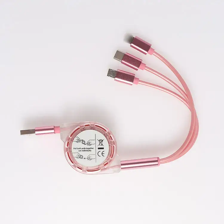 Three-In-One Retractable Car Charger with Customizable Logo — feature 16