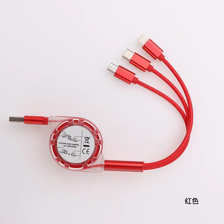 Three-In-One Retractable Car Charger with Customizable Logo — feature 18