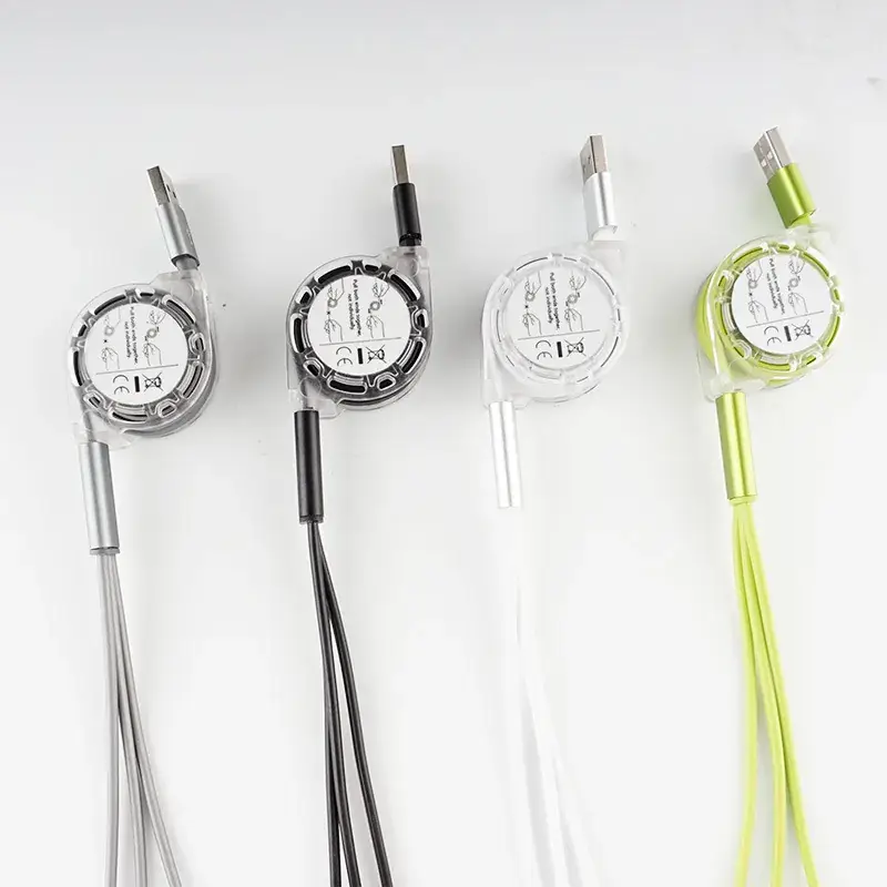 Three-In-One Retractable Car Charger with Customizable Logo — feature 21