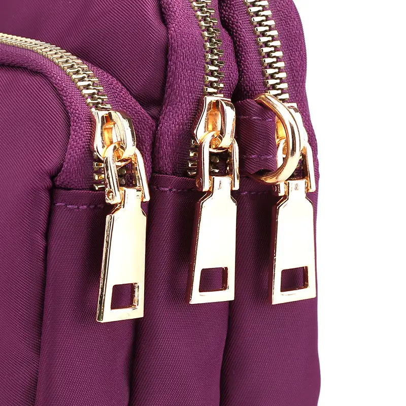 Red Nylon Crossbody Bag for Women - Image 10