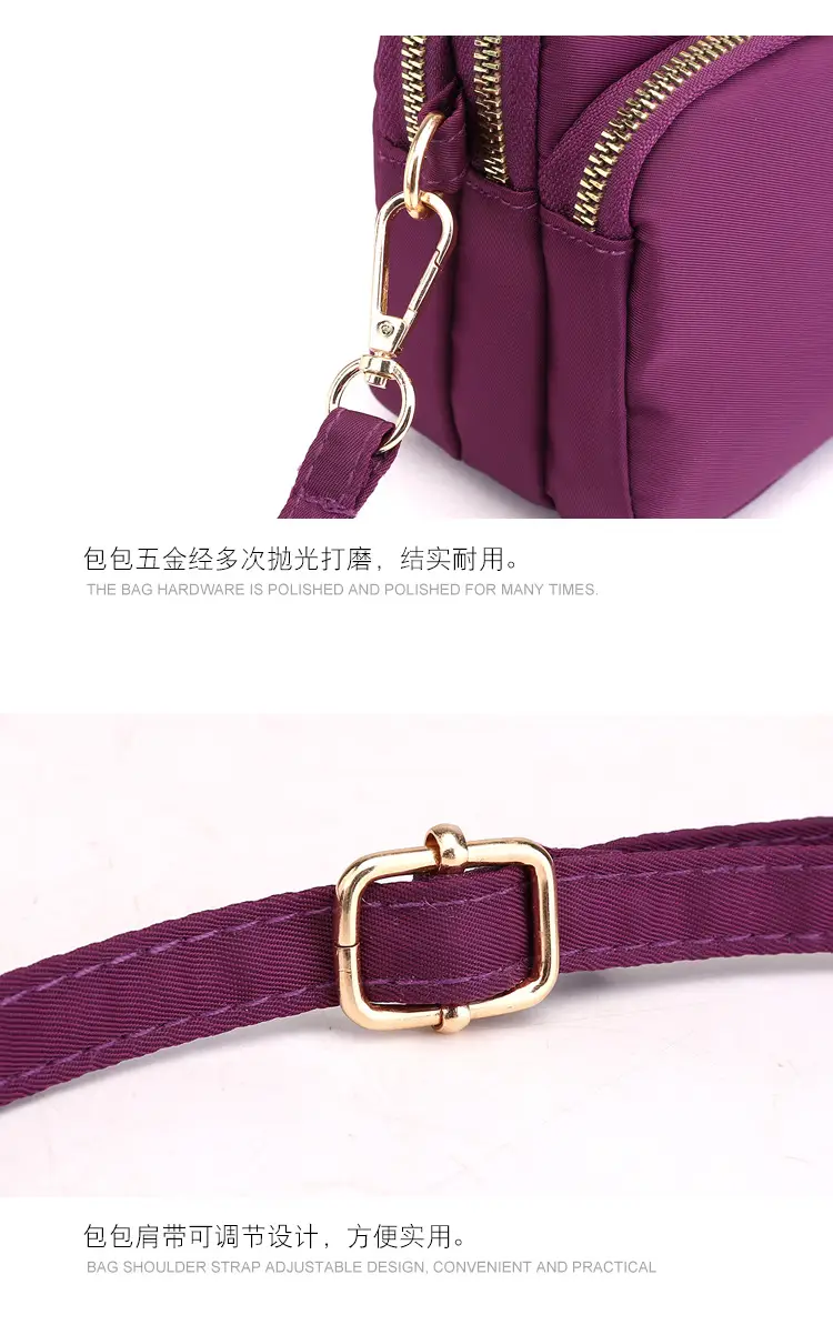 Red Nylon Crossbody Bag for Women — feature 21