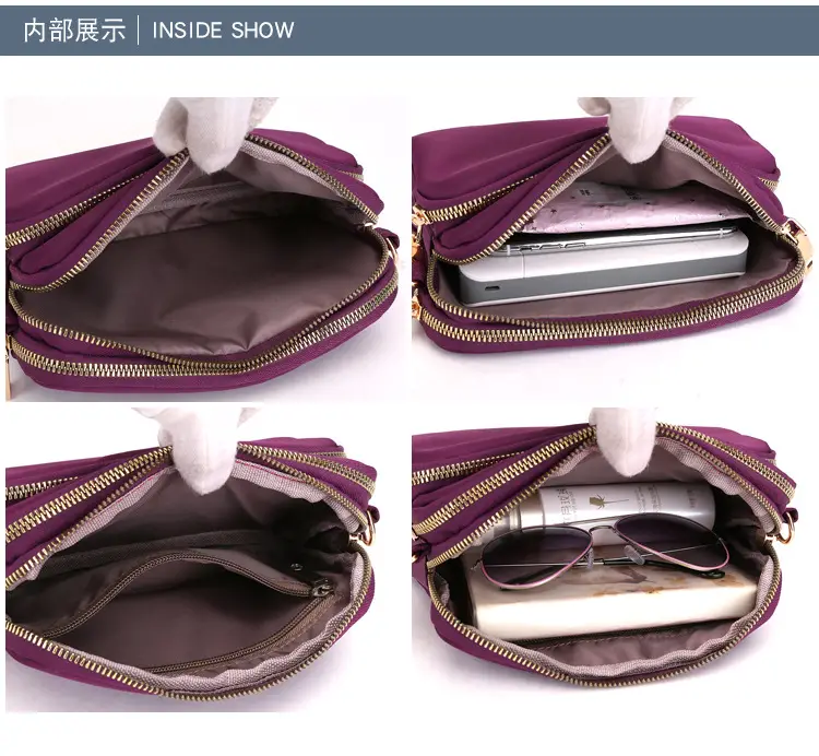 Red Nylon Crossbody Bag for Women — feature 23