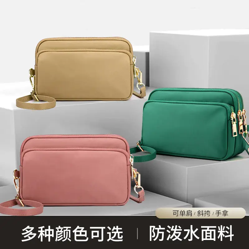 Red Nylon Crossbody Bag for Women — feature 3