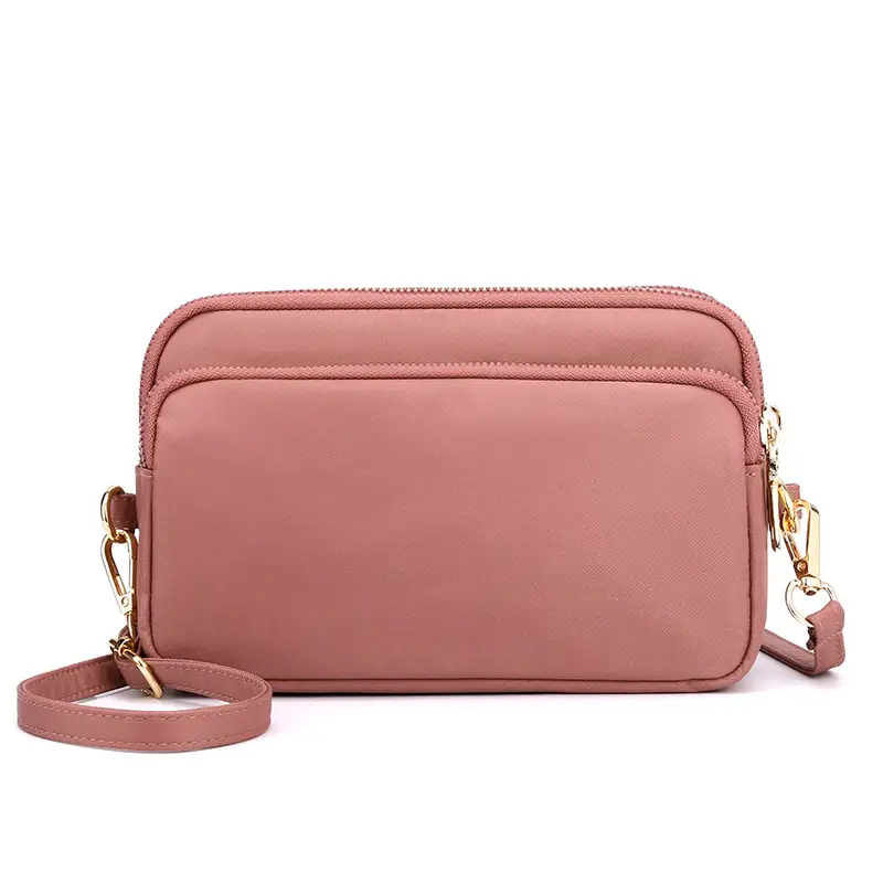 Red Nylon Crossbody Bag for Women - Image 6