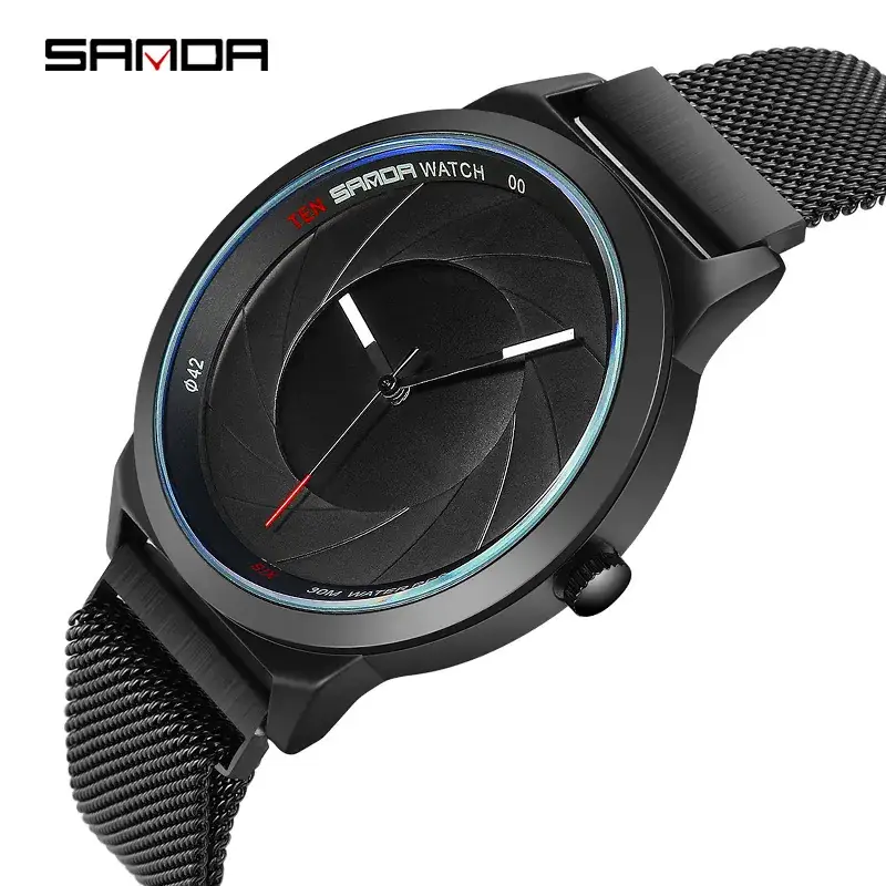 Sanda Men's Quartz Watch with Phantom Effect - Image 7