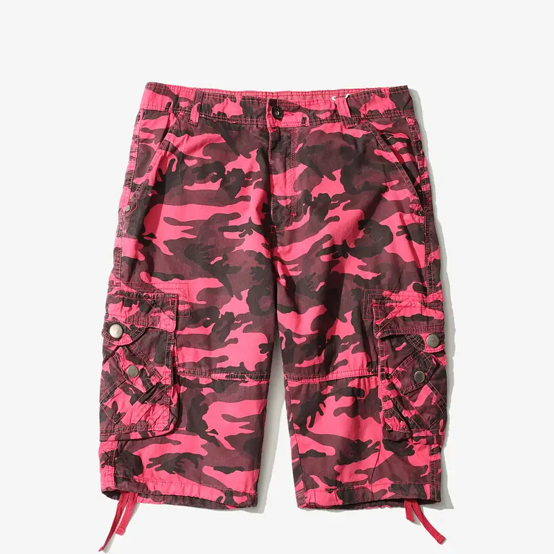Summer Camo Plus Size Loose Pants with 4 Pockets - Image 15