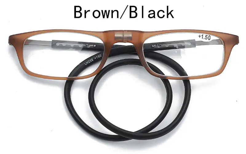 Brown frame black rope