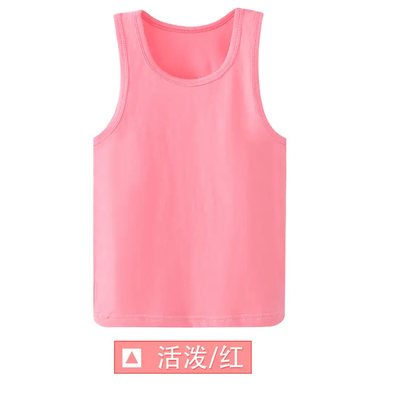 Summer Cotton Sleeveless Vest Light Blue Solid - Image 8