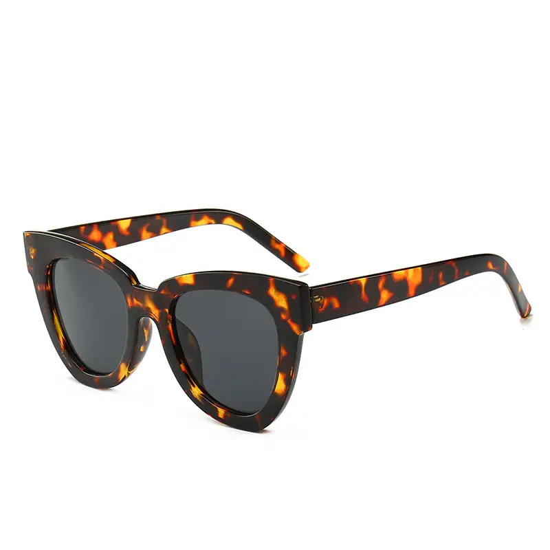 Women Pink Sunglasses with Big Frame Cat's Eye Design - Image 10
