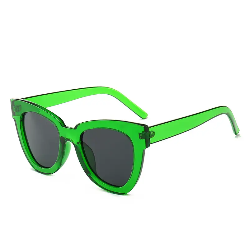Women Pink Sunglasses with Big Frame Cat's Eye Design - Image 4