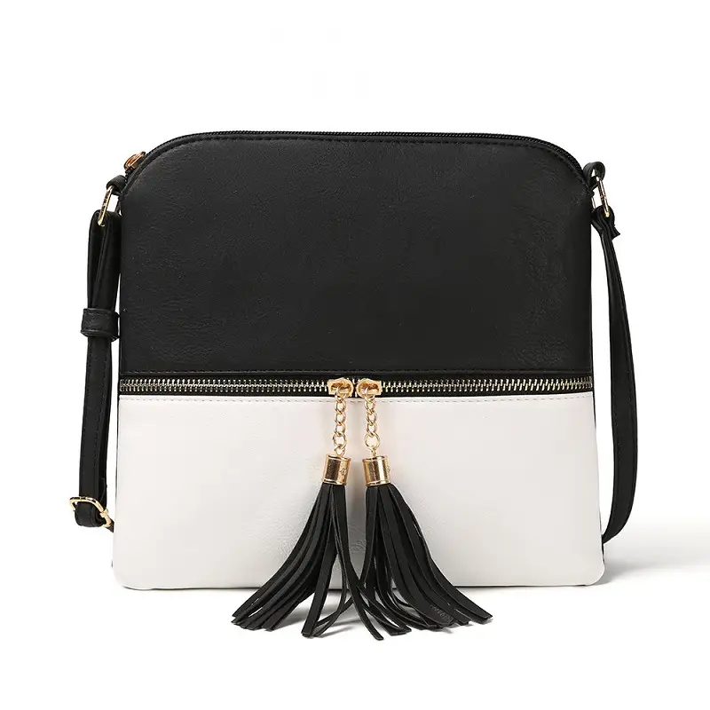 Black with white