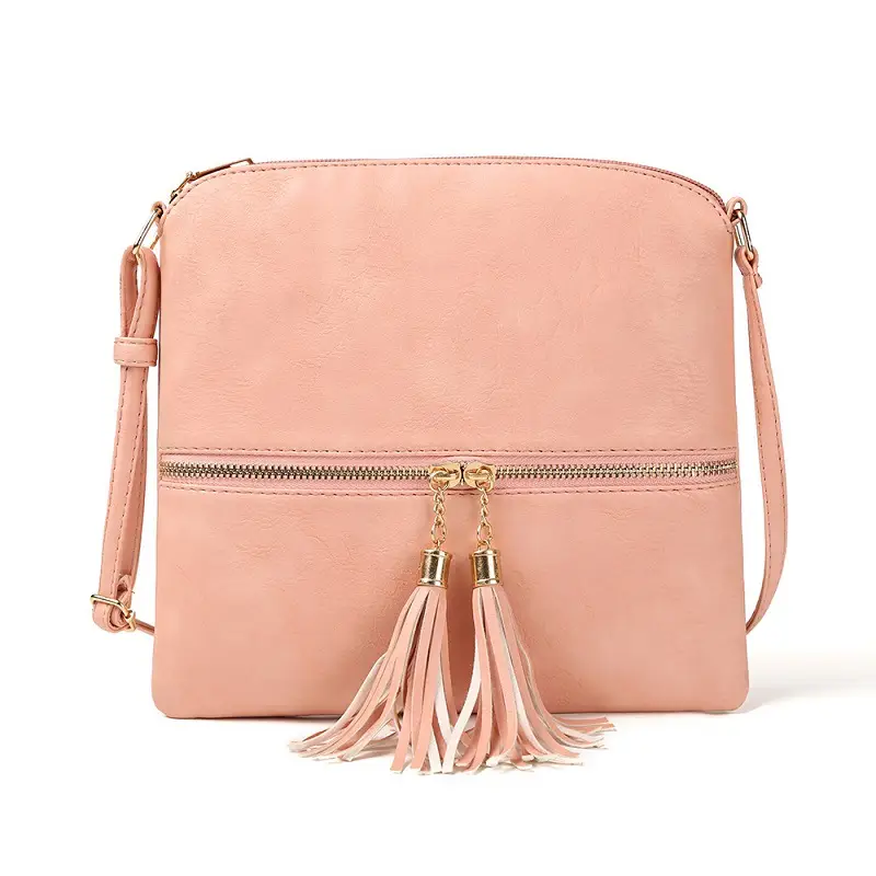 Brown Tassel Crossbody Bag Women's Shoulder Bag - Image 7