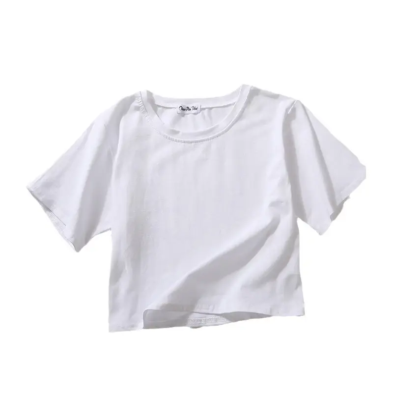 Women Purple Navel T-Shirt Summer Wear - Image 14