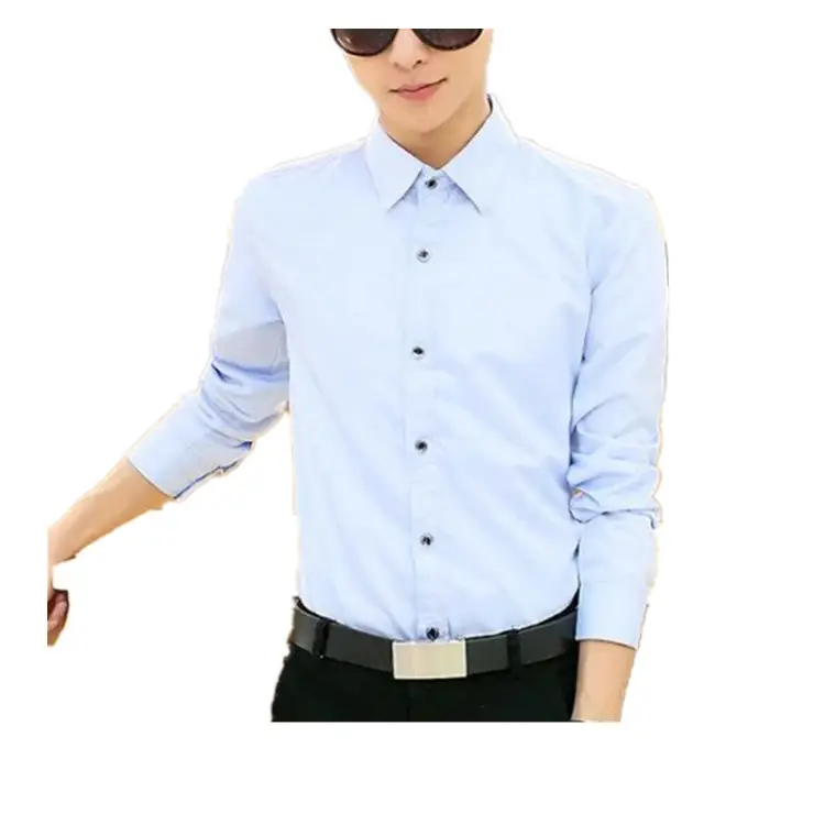 Purple Slim Fit Men's Long Sleeve Shirt for Weddings & Office