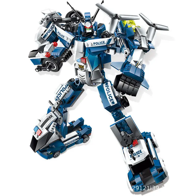 Enlightenment Building Blocks Mecha Tank Toy - Image 11