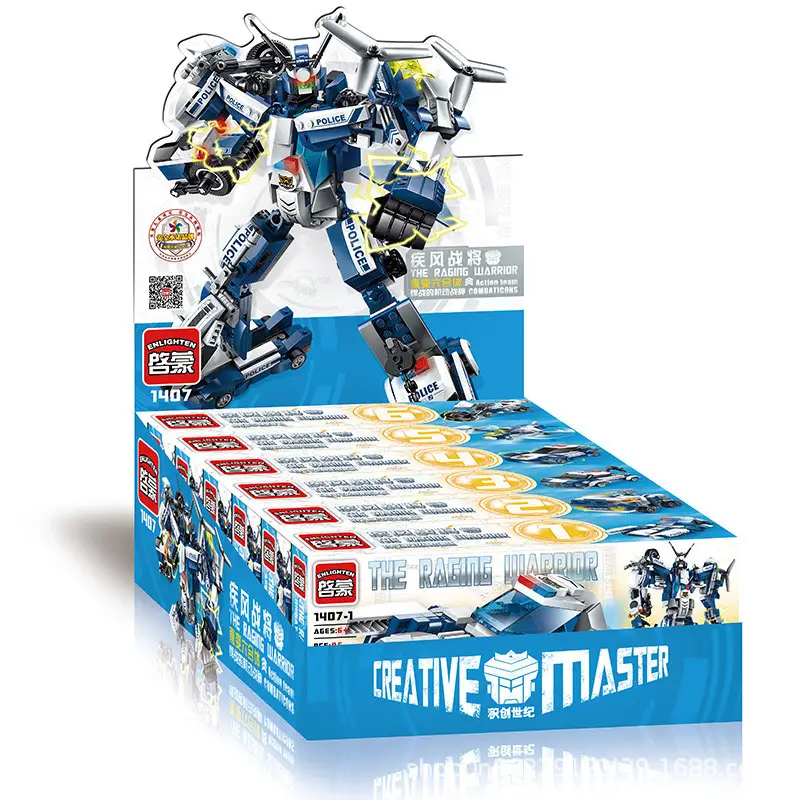 Enlightenment Building Blocks Mecha Tank Toy - Image 12