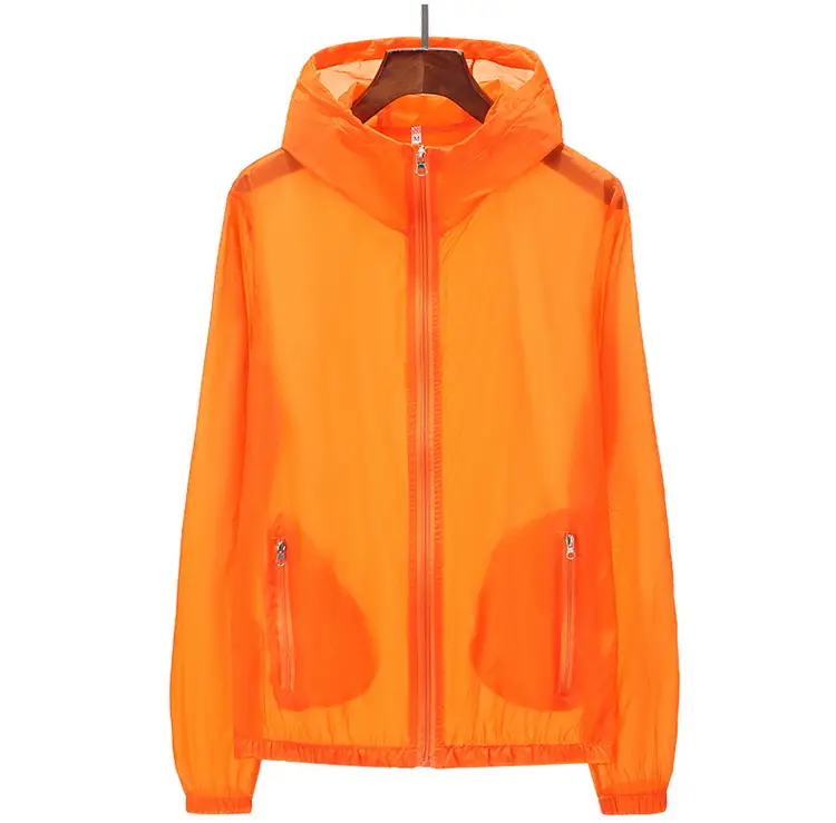 Men's Light Blue Hooded Zipper Jacket Quick-Drying - Image 7
