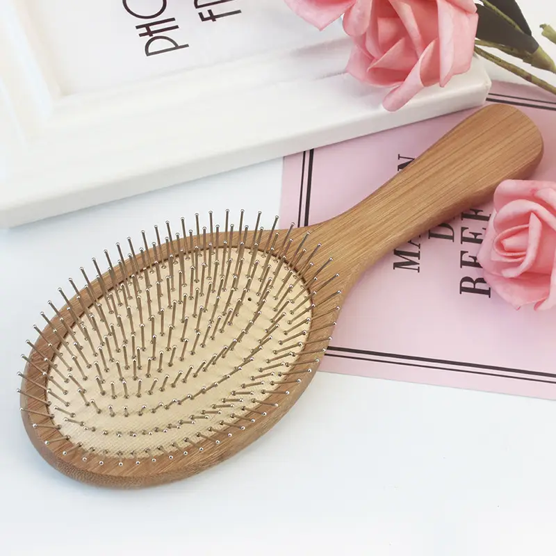 Wooden Hair Brush Anti-Hair Loss Anti-Static Fluffy - Image 8
