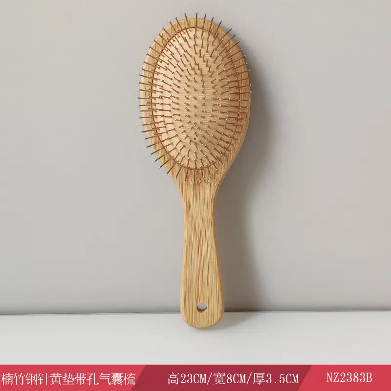 Wooden Hair Brush Anti-Hair Loss Anti-Static Fluffy - Image 6