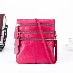 Red Diagonal Shoulder Bag for Women with Tassel — feature 6