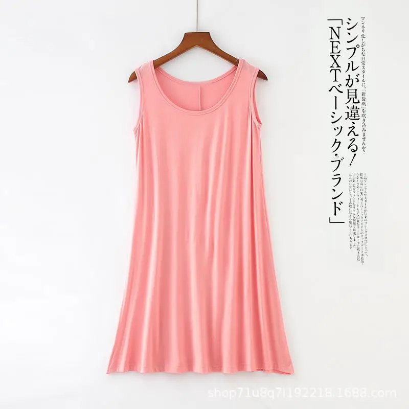 Women's Lavender Sleeveless Vest Dress Large - Image 2