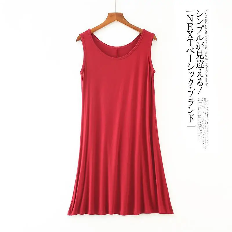 Women's Lavender Sleeveless Vest Dress Large - Image 3