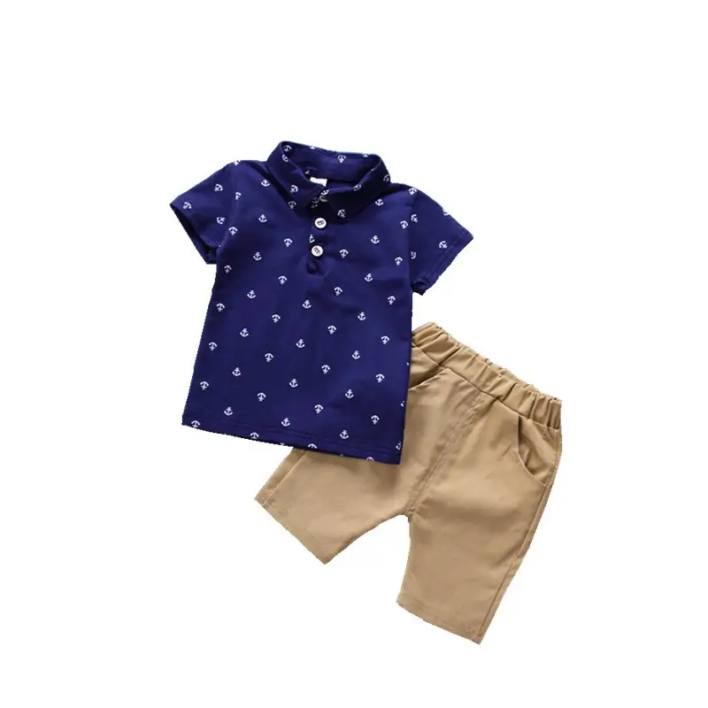 Baby Boys Green Polo Shorts Set 0-3Yr Drop Shipping - Image 7