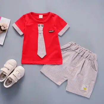 Baby Boys Green Polo Shorts Set 0-3Yr Drop Shipping — feature 15