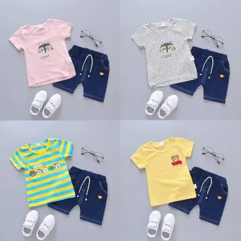 Baby Boys Green Polo Shorts Set 0-3Yr Drop Shipping — feature 7