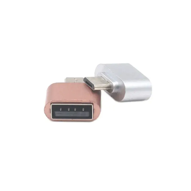 Android OTG Adapter Micro USB 2.0 Black White