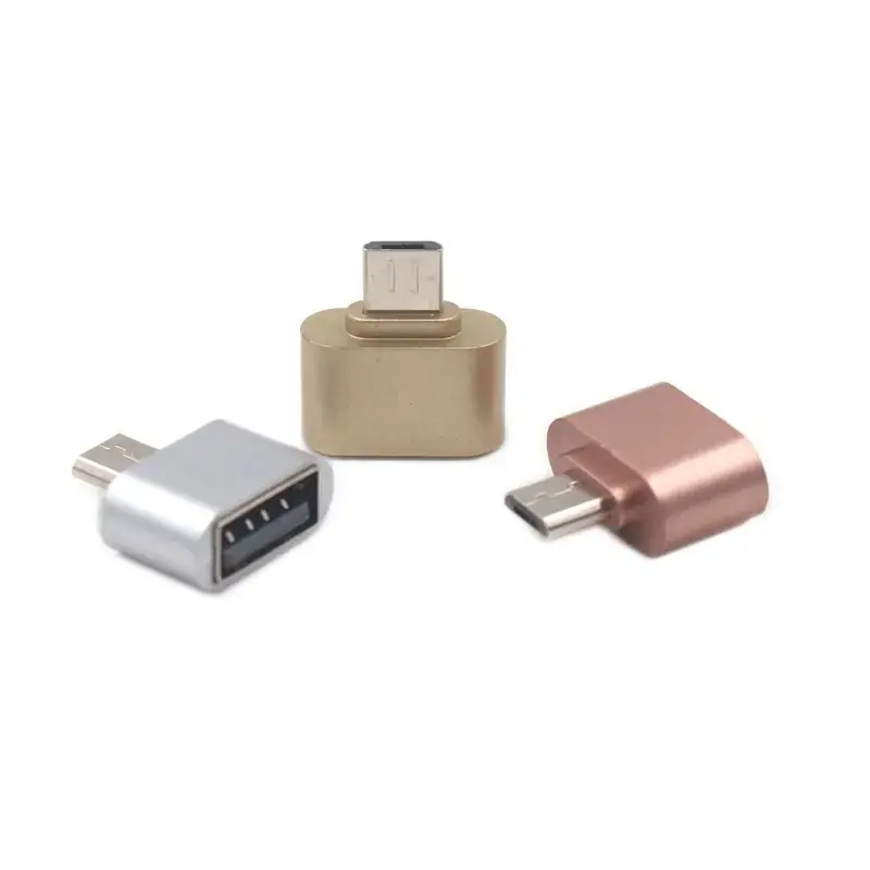Android OTG Adapter Micro USB 2.0 Black White