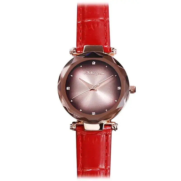 Women's Green Leopard Belt Quartz Watch with Shake Sound - Image 10