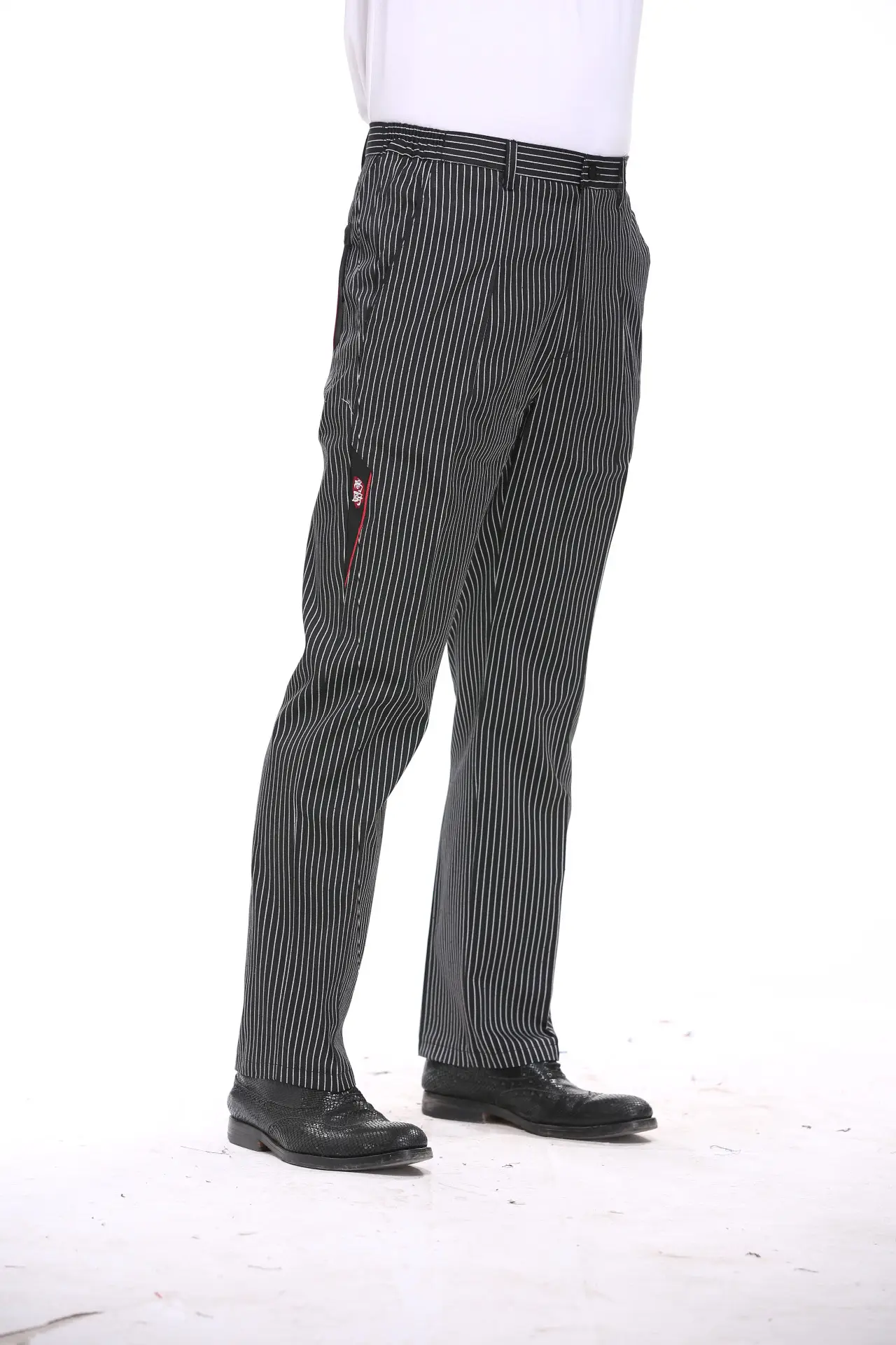 Men's Full Elasticated Printed Work Pants Large