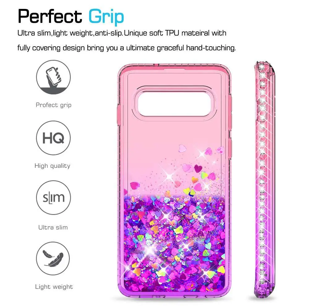Gradient Liquid Sand Phone Case for Samsung S26 S25 S24 S10 Plus — feature 5