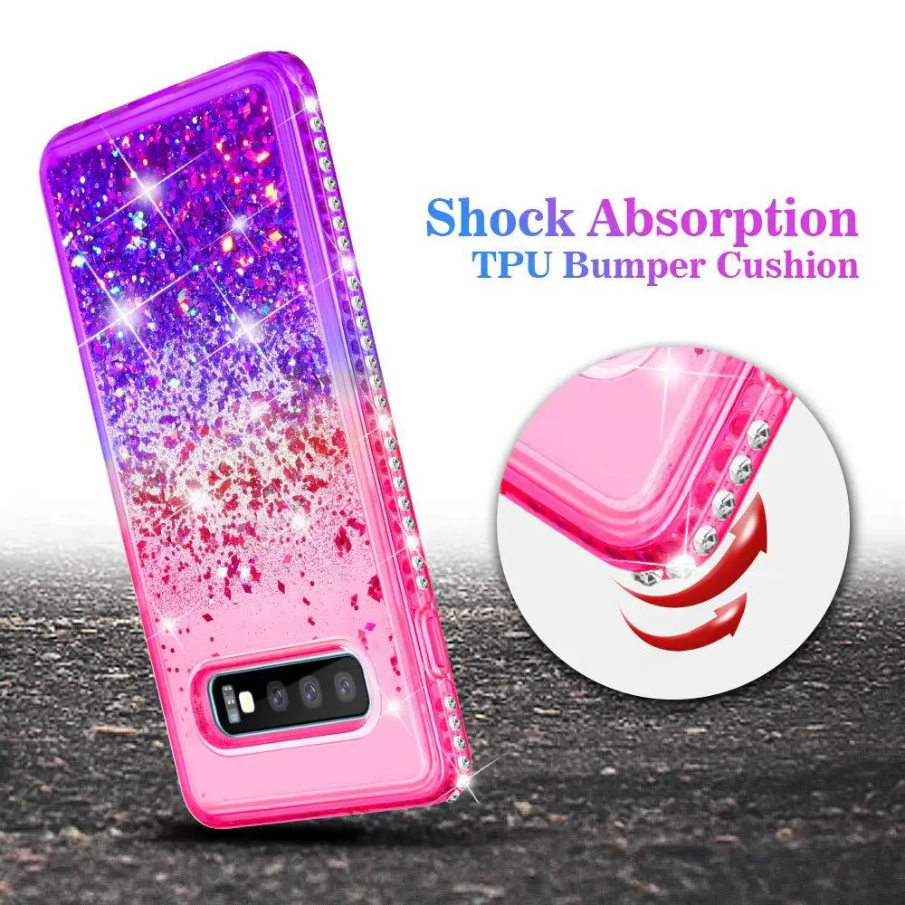 Gradient Liquid Sand Phone Case for Samsung S26 S25 S24 S10 Plus — feature 7
