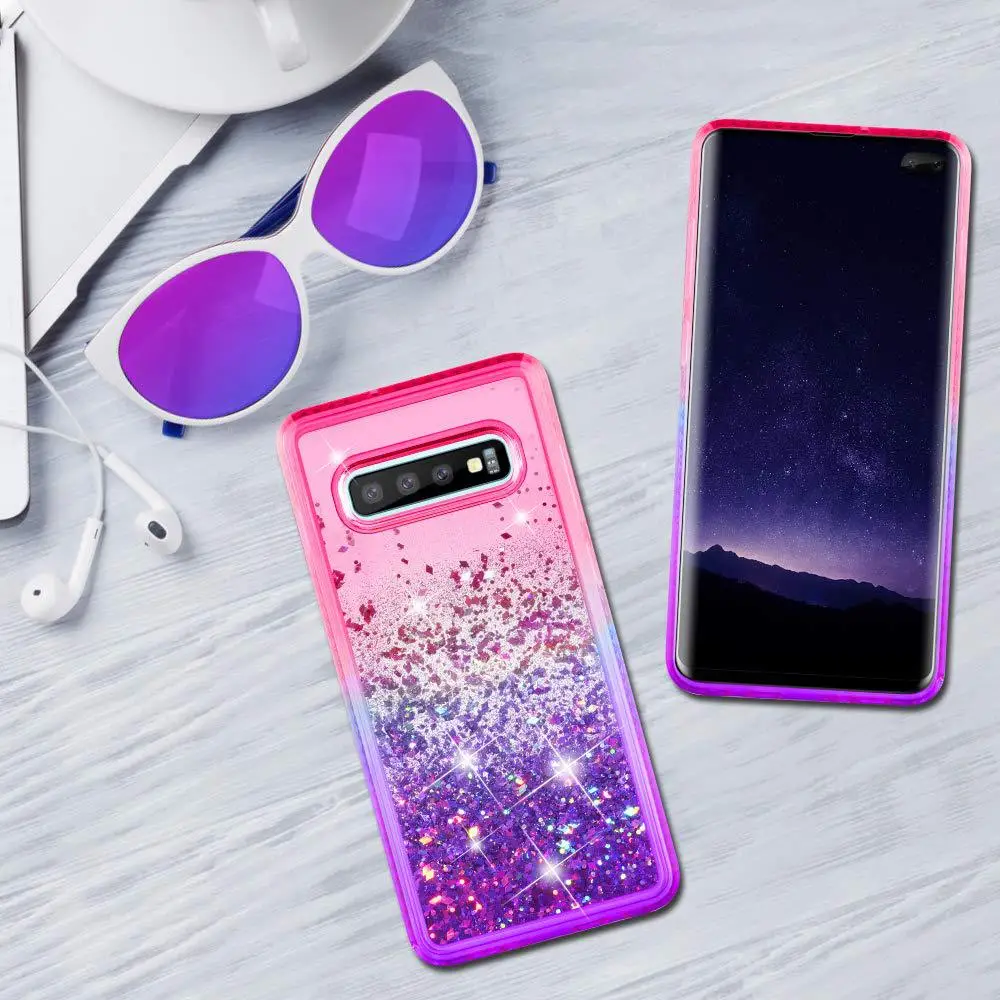 Gradient Liquid Sand Phone Case for Samsung S26 S25 S24 S10 Plus — feature 8