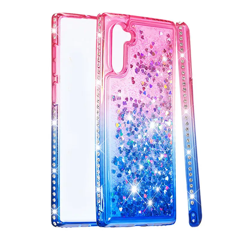 Gradient Liquid Sand Phone Case for Samsung S26 S25 S24 S10 Plus