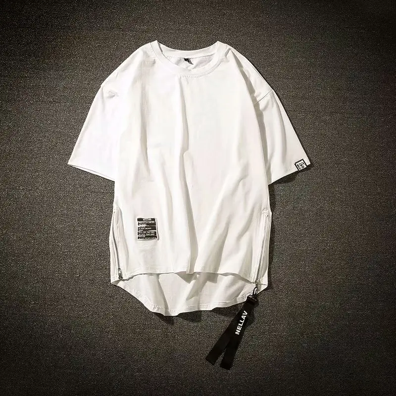Black Zipper T-Shirt for Men 2022 Style - Image 6