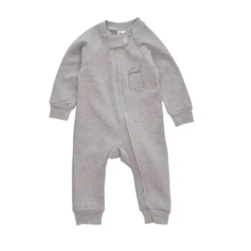 Pink Zipper Baby Jumpsuit Long Sleeve Cotton - Image 8