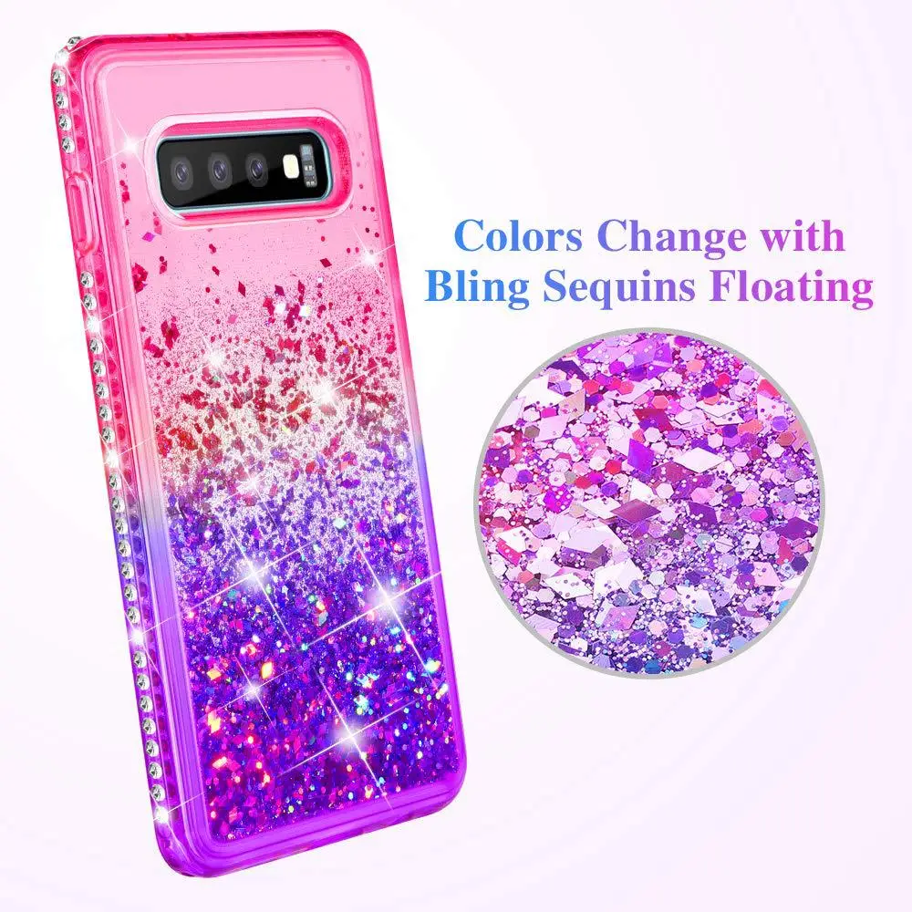 Samsung S24 Ultra S10 Plus Phone Case Gradient Liquid Sand Anti-Drop - Image 5