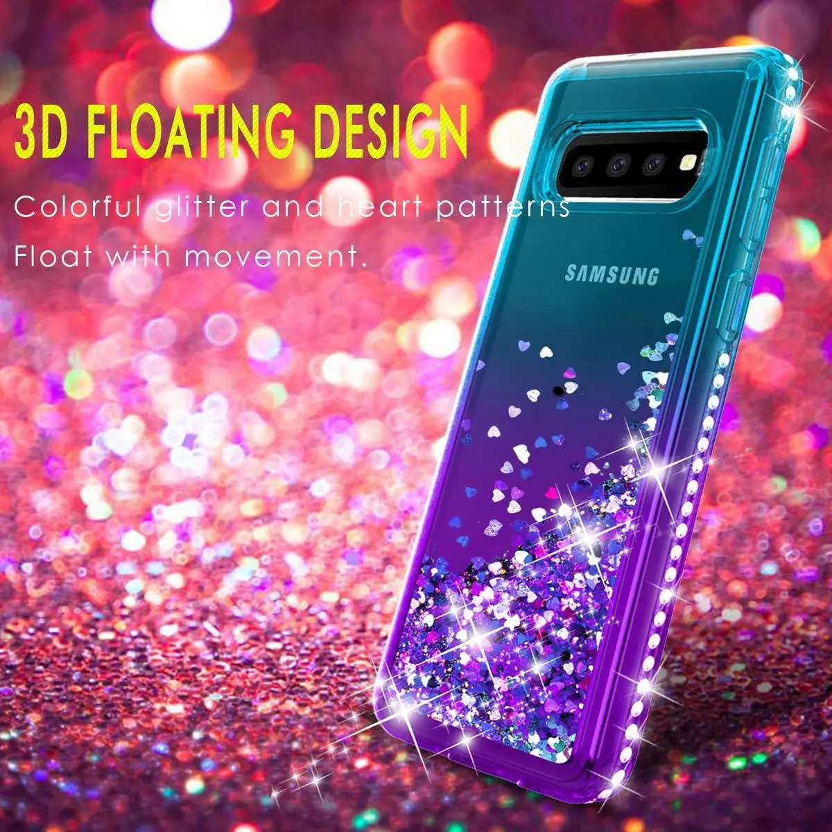 Samsung S24 Ultra S10 Plus Phone Case Gradient Liquid Sand Anti-Drop — feature 7