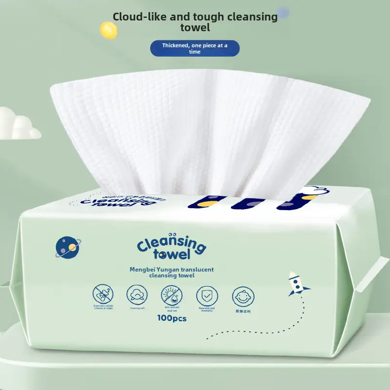 Disposable Facial Towels 100 Pcs Pearl Pattern Beauty Salon - Image 4
