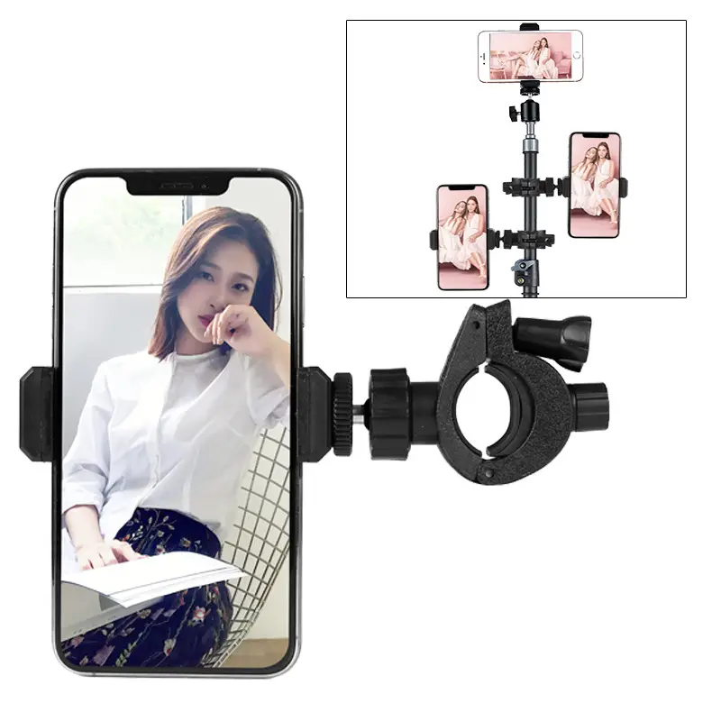Universal Mobile Phone Bracket Multi-Position Tripod Extension — feature 12