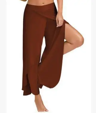 White Wide Leg Sports Yoga Pants - Image 8
