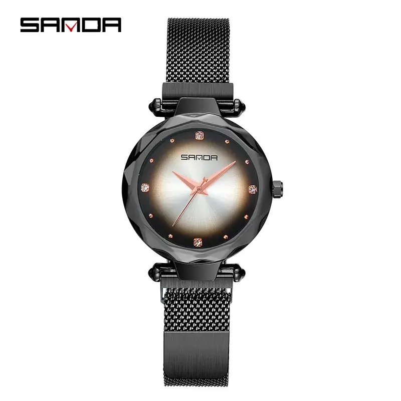 Women's Diamond Encrusted Watch Korean Style Waterproof
